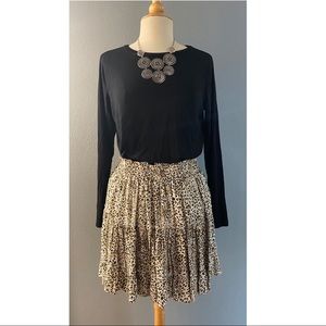 Frilly Leopard Skirt